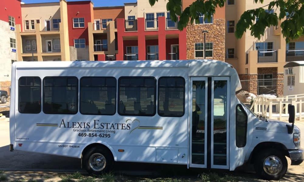 Alexis Estates transportation bus