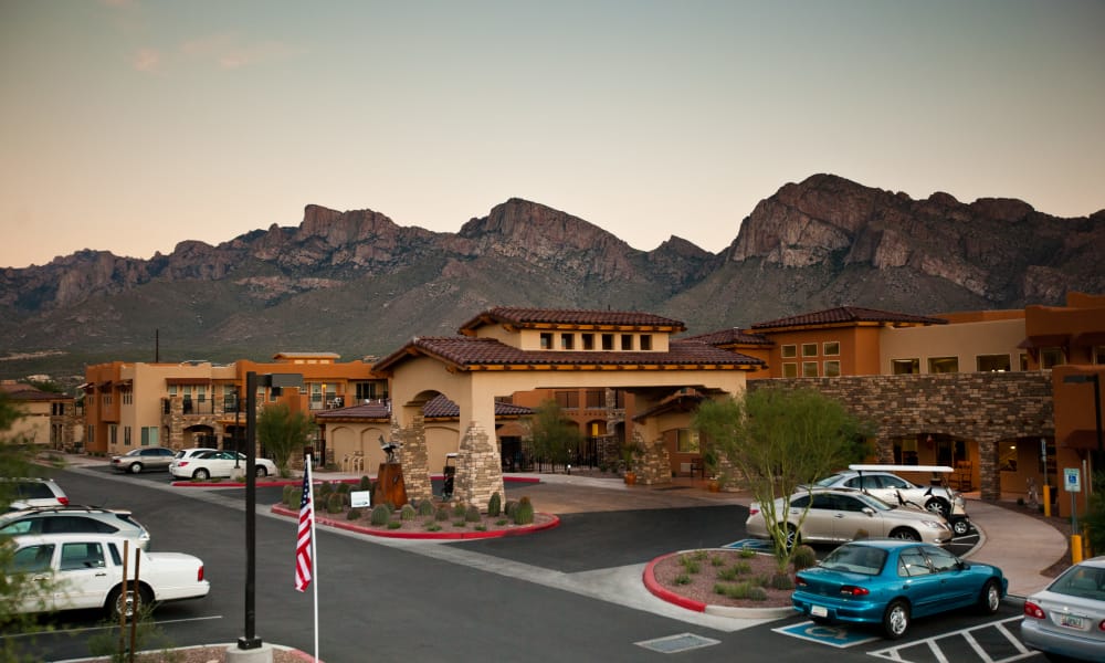 Desert Springs side view of front exterior