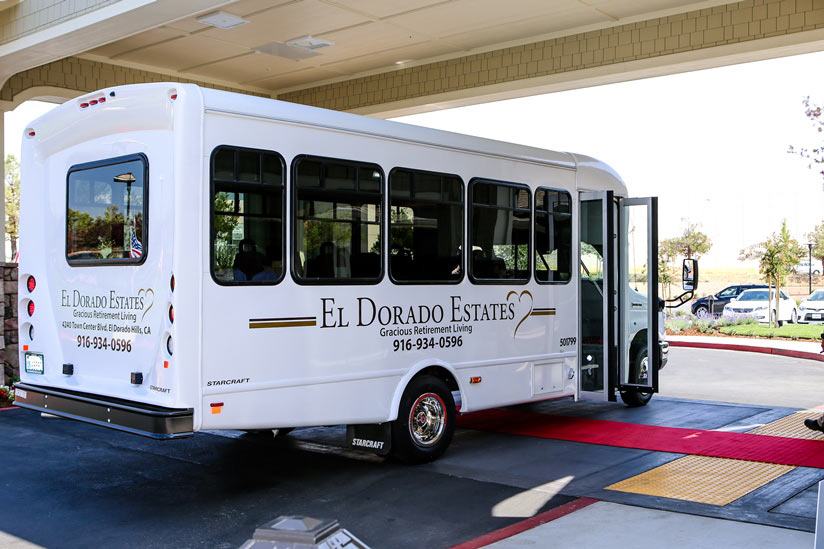 El Dorado Estates transportation bus