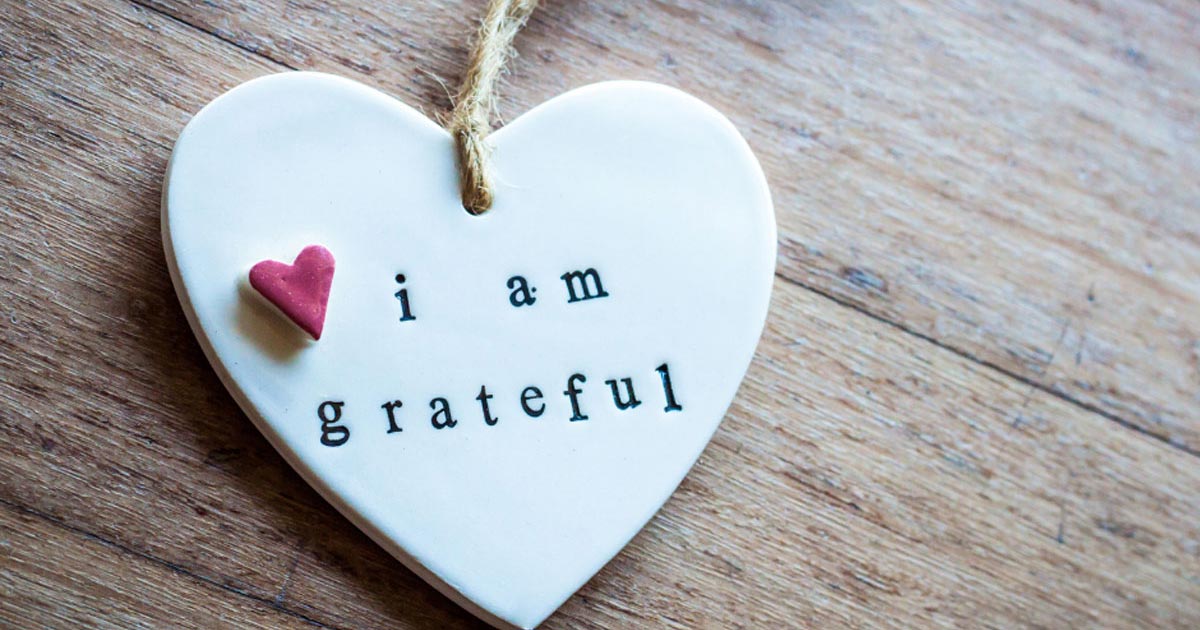 Heart that says I am grateful