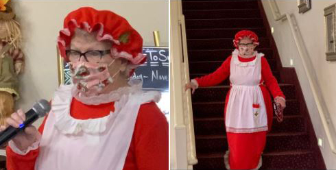 Summit Glen in Colorado Springs former nurses dressing up as Mrs. Claus