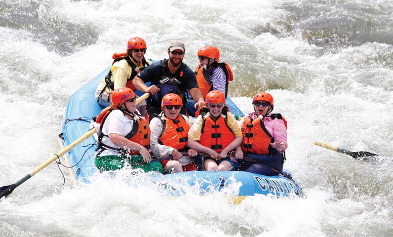 Hawthorn Senior Living River Rafting